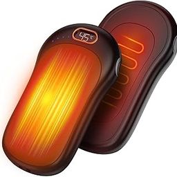 Hand Warmers Rechargeable,Magnetic 2 in 1 Hand Warmers,Single and Double-Side Heating Mode,Adjustable Temperature and Digital Display Hand Warmer 5000mAh,Gifts for Men and Women-image-14