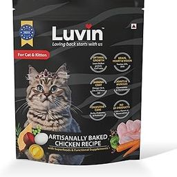 Luvin Artisanally Baked Premium Dry Cat Food - 1.5Kg | Cat & Kitten 6m+ | Digestive Care Optimal Growth Formula for All Life Stages-10