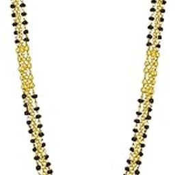 One Gram Gold Plated 30 Inches Long Mangalsutra With MeenaKari Jewellery 30 Inches (8507)-image-45