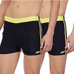 i-swim Mens Costume Is-010 Size Xl Black/Yellow With Is-010 Size Xl Black/Yellow Pack Of 2 And Swimming Goggles Is-501-picture-5