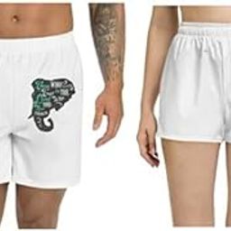 Unisex Regular fit Polyester Shorts [Size S/28In to XL/40In] White-image-81