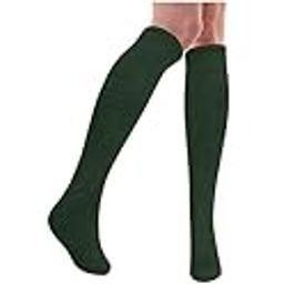 (Pack of 3 Pairs = 6 Socks Women Winter Woolen Warm Knee Length Knee High Socks-image-21
