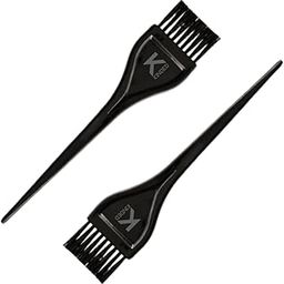 KINDED Multipurpose Hair Colour Mehndi Hair Dye Brush Professional Hairdressing Tool Bleach Henna Colouring Brush for Men Women Home and Salon Use (Combo Pack of 2, Black)-image-39