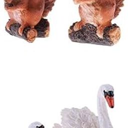 MERISHOPP 2 Pair Mini Animals Sculpture Statues for Home Garden Yard Lawn Decoration|Home & Garden|Yard, Garden & Outdoor Living|Garden D?©cor|Statues & Lawn Ornaments-image-48