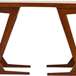 DILEGNO INDIA Foldable Center Table in Solid Acacia (Babool) Wood | Square Wooden Coffee, Outdoor & Side Table for Balcony, Garden, Camping, Dining & Picnic | Portable Bistro Table (46x24x30 Inches)-image-48