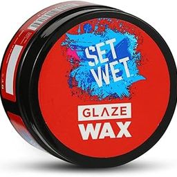 Set Wet Hair Wax For Men - Glaze Wax, 60g | Healthy Shine, Strong Hold, Restylable Anytime, Easy Wash off | No Paraben, No Sulphate, No Alcohol-19