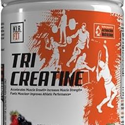 KLR.FIT Tri Creatine Powder I Muscle Growth Supplement I 200 Gm I 40 Servings I Boosts Athletic Performance I Berry Breeze flavour-image-24