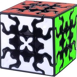 HAWKISTER Qiyi 3X3X3 Gear Cube With Three-Dimensional Gear Structure, Embedded Tile Design Speed Magic Cube Puzzle, For Kid-22