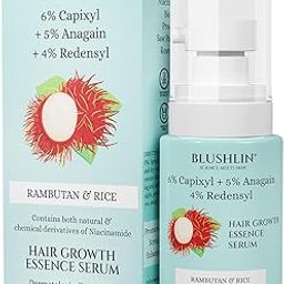 Blushlin Hair Growth Serum With 3% Redensyl,6% Capixyl & 5% Anagain With Rosemary Oil||Hair Serum For Women & Men | 30Ml-image-41