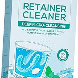 LOOM TREE® 30 Pieces Denture Cleaner Tablet Cleaning Tool False Tooth Cleaning Tablet Mint Flavor | Oral Care | Denture Care-image-37