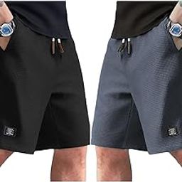 FABRIPPLE Men’s Stylish Cotton Shorts Combo | Lightweight Shorts with Pockets | Relax Fit | Trendy Summer Collection (Pack of 2)-image-18