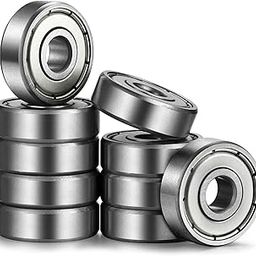 ZUBSHA 627ZZ/10PICS Z3 V3 Deep Groove Ball Bearing Double Shield Bearing Steel Bearings For 3D Printer or Robotics or DIY Projects (608ZZ,8 * 22 * 7mm)-picture-27