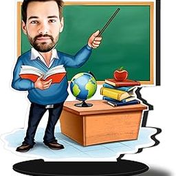 Printkart Teacher Professional Caricatures, Customize Gifts Personalized Caricature with Your Changing face (Teacher -1)-image-17