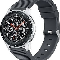 Tobfit 22mm Soft Vertical Grain Watch Strap Compatible for Amazfit GTR 2/2e/3/3 Pro/4, Replacement Silicone Strap for Amazfit Bip 5 (WATCH NOT INCLUDED)-image-43
