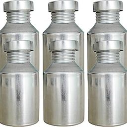 Pure Source India Empty 50ml Aluminium Bottle with B Drop Nozzle & Cap for Beauty, Essential Oils, Blends, Skin Care, Travel, Toners, Cosmetic & DIY (6 Pcs)-7