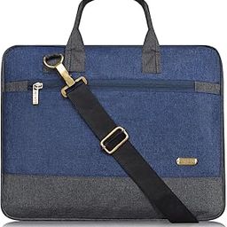 Faux Leather 10L Laptop Messenger Bag For Men & Women-image-61