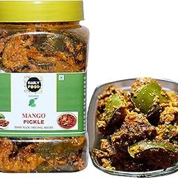 DAILY FOOD Homemade Organic Natural Mango Pickle Aam Ka Achar (800gm)-image-12