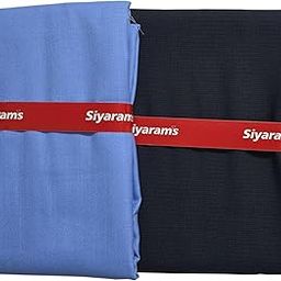 Trouser and Shirt Combo Pack for Men - Self Textured 1.2 Meter Trouser and Blue Checkered 1.60 Meter for Shirt Gift4U 04-image-14