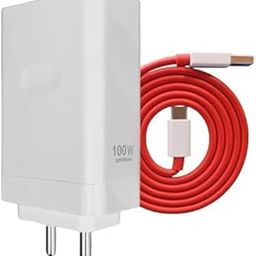 Oneplus Charger Original 100W Ultra Fast Charger with USB to C Dash SUPERVOOC Cable for Oneplus 12/12r/11/11R/10/10R/9/9R/Nord 4/ Ce4 / Ce3/ Ce4 Lite 5G-21