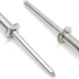 Aluminium Blind Rivet Size 4mm x 12mm (5/32" X 1/2") Metal POP Rivets for Riveting Gun/Riveter Machine - 100 pieces-15