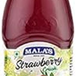 MALAS Strawberry Crush Thick Liquid, 1000Ml, Pack of 1-23