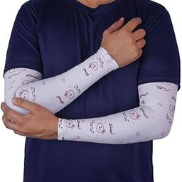 1 Pair Girls Sun Protection Sleeves for Men Arm Sleeves for Women for Running, Hand Cover for Bike Riding Nylon-image-80