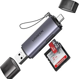 UGREEN USB C USB 3.0 Memory Card Reader External Adapter Type C OTG Card Adaptor for SD/Micro SD/TF/SDXC/SDHC/MMC Cards Compatible with iPhone 16/15 Pro Max, Galaxy S24, iMac, MacBook, iPad-5