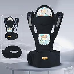 StarAndDaisy 9-in-1 Adjustable Baby Carrier Bag for 0-3 Years for Newborn/Baby Essentials Holder Carrying Bags Boy & Girl/Large Storage & Phone Pocket/New Mom Gifts-Grey-image-46