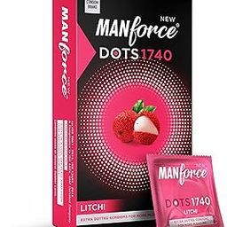 Manforce Litchi Flavoured Extra Dotted Condoms for Men | 10 pcs | Lubricated Latex Condoms For Her Enhanced Pleasure | India’s No. 1* Condom Brand for Safe Sex-image-29