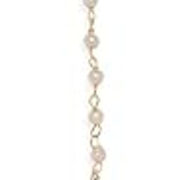 22K Gold-Plated White Kundan & Off-White Pearl Beaded Handcrafted Maangtikka for Women Festive & Weddings-12