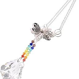 LR Decor Crystals Rainbow Suncatcher Outdoor Indoor Hanging Ornament Prism Style D-image-12