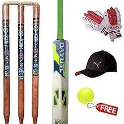 SRTL Small Boys Cricket Set for Kids, with Cap and Free Tennis Ball with This Combo Age 8-10 Years Size-4-image-95