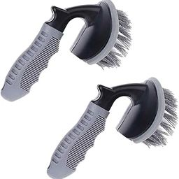 Asryd T-Type Car Tire Cleaning Brush Scrubber with Antislip Handle Multi-Functional SUV Tyre Wheel Rim Hub Washing Cleaner 2 Pcs-18