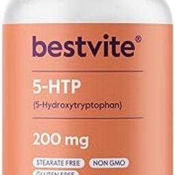 5-HTP 200mg per Capsule (120 Capsules) - No Stearates - No Flow Agents - Gluten Free - Non GMO-image-75