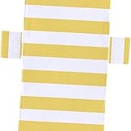 bnf® Stripe Beach Chair Cover Women with Pocket for Vacation Swimming Pool Travel Light Yellow White | Gym Towels | Fitness Equipment & Gear | Fitness Running & Yoga-image-111