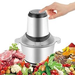 Electric Steel Body Meat Vegetables Fruits Nuts Food Processor Mincer Mixer Grinder with Bowl-picture-27