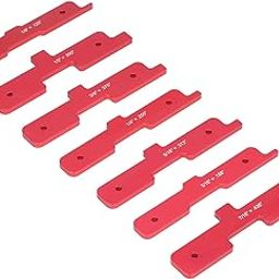 Setup Bars, Gauge Block Set Anti Corrosion Wear Resistant Durable for Outdoor for Metal Red-picture-16