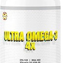 Wellsports | Ultra Omega 3 – 4X | Fish Oil (EPA-720/DHA-480) With Vitamin D3 – 90 Softgels (720mg)-image-18