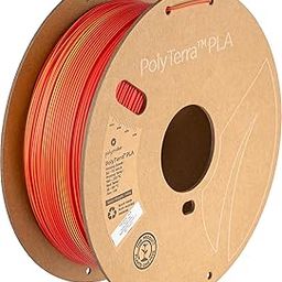 Polymaker Matte PLA Filament Matte Sunrise (Red-Yellow) 1.75mm 1kg 3D Printing Filament, PolyTerra 3D Printer PLA Filament-12
