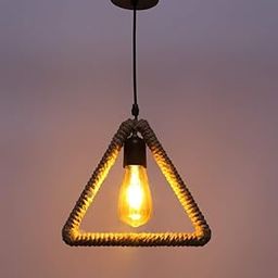 CRAFTSDEC Triangle Ceiling Light (Brown)-image-30