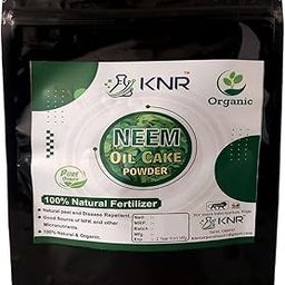 KNR Organic Neem Cake Powder Fertilizer and Pest Repellent for Vegetable Flower Plants and Gardening | Neem Khali Powder | (0.9 Kg)-image-115