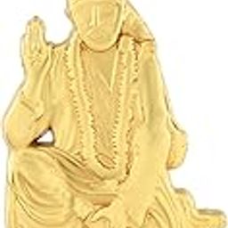 Brass Micron Goldplated Reversible both side wear Shirdi Sai Baba Pendant Spiritual Jewellery Men Women (PCMC4996-GOLD)-image-96