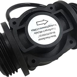 Yuly 1-60L/min Water Flow Counter/Sensor Water Control Water Flow Rate Switch Flow Meter Flowmeter Counter Voltage DC3.5-24V Water Flow Sensor Switch-16