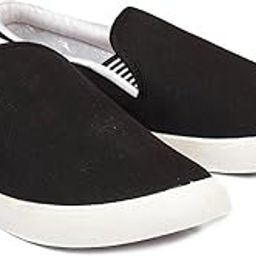 Men Pilot Casual Canvas Red, Black Sneakers-image-75