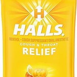 Halls Cough Drops, Honey-Lemon, 30 Each-25
