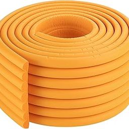 OLWICK® 1 Pcs Extra Thick Furniture Edge Protectors High Dense Foam Cushion Baby Safety Corner Strip Guards, 6.5 Ft (2 Meter) Furniture Bumper for Table, Wall Edge, Etc (Orange)-4