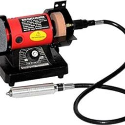 Digital Craft HEAVY DUTY 3 in 1 Multi Purpose Handy Electric Bench Grinder & Flex Shaft Die Grinder. Stepless Powerful 10000 rpm variable speed motor with 3" wheel diameter for Polishing,Buffing,Finishing,Etc Rotary Tool (4 mm)-picture-15