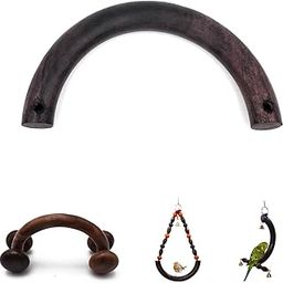Wooden Half Ring Purse Handles | Natural Wood Bag Handles for Handmade Beach Bags, Wooden Massage Handle, Macramé Handbags, Tote & Market Bag Replacements – Set of (2)-image-83