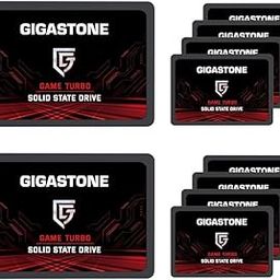 GIGASTONE SATA SSD 256GB (10-Pack) 2.5 inch SSD 520MB/s Upgrade Laptop PC Memory and Storage PS4 HDD Replacement 2.5" Internal Solid State Hard Drives SATA III SLC Cache 3D NAND Game Turbo Performance-image-54