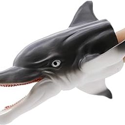 Lattice Dolphin Head Roleplay Hand Puppet Glove Toy for Kids-image-30